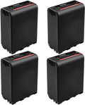 Kastar NP-F990EXP Battery 4-Pack Replacement - Long Runtime