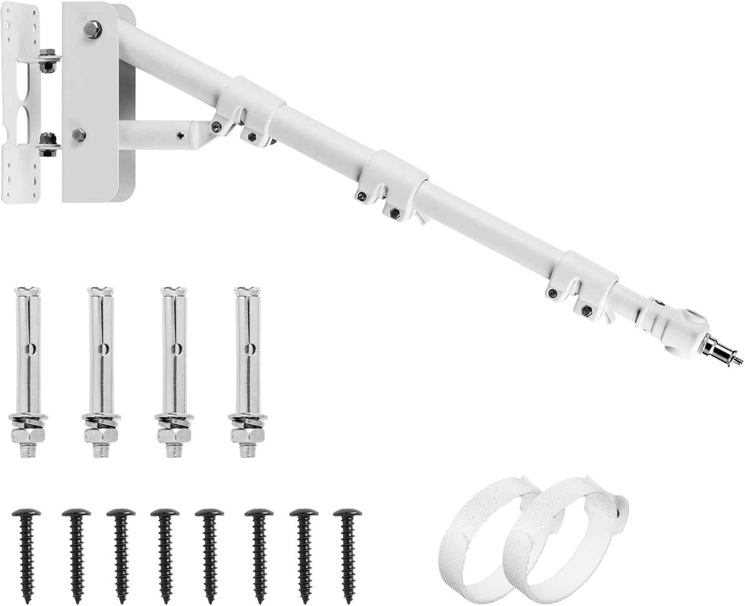 Selens Wall Mount Ring Light with 180 Swivel Boom Arm for Studios