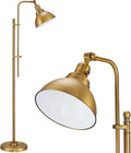 VONLUCE Floor Lamp 65in Industrial Brass Floor Lamp - Adjustable