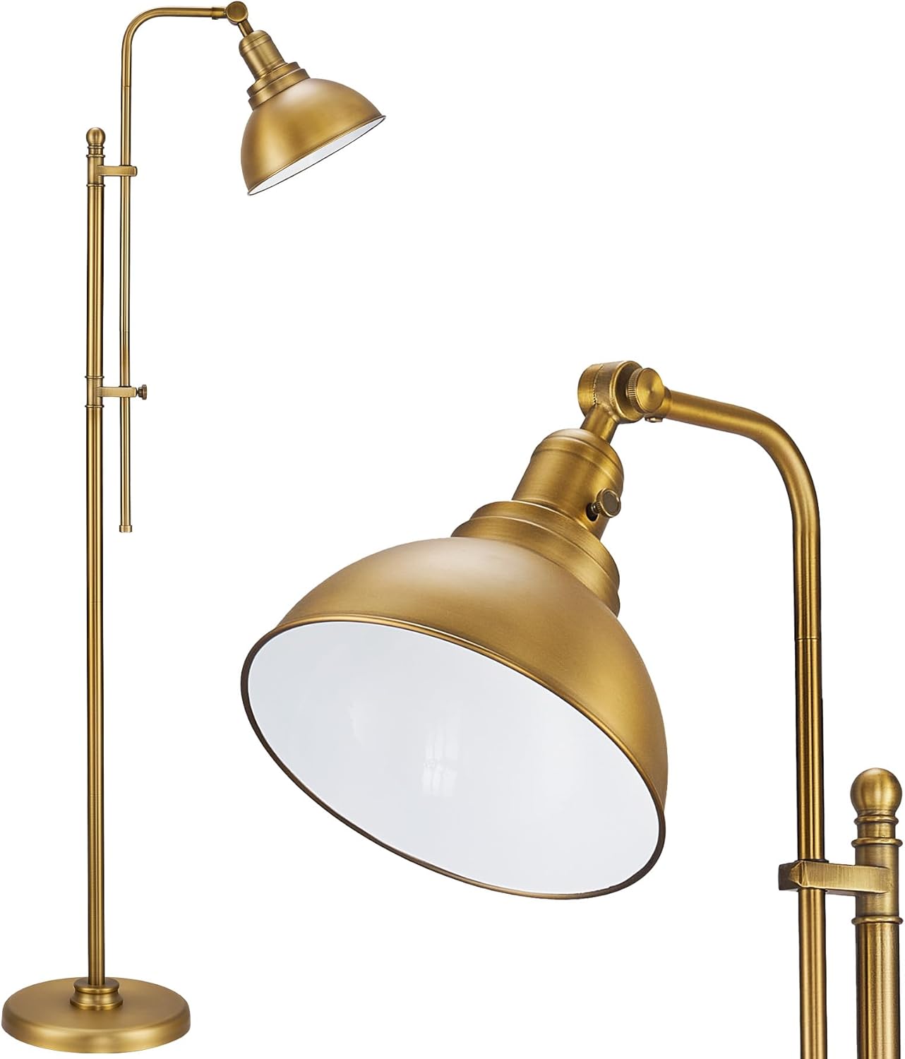 VONLUCE Floor Lamp for Living Room - Adjustable Vintage Style