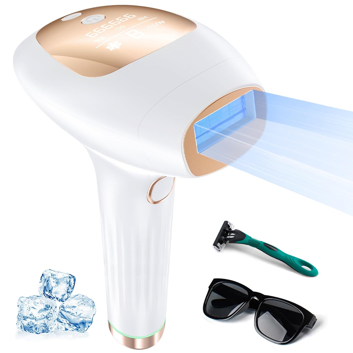 Xsoul Hair Removal Device with Cooling for Painless Results