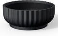 Kante Round Fluted Bowl Planter 14.6 in - Modern Concrete Pot