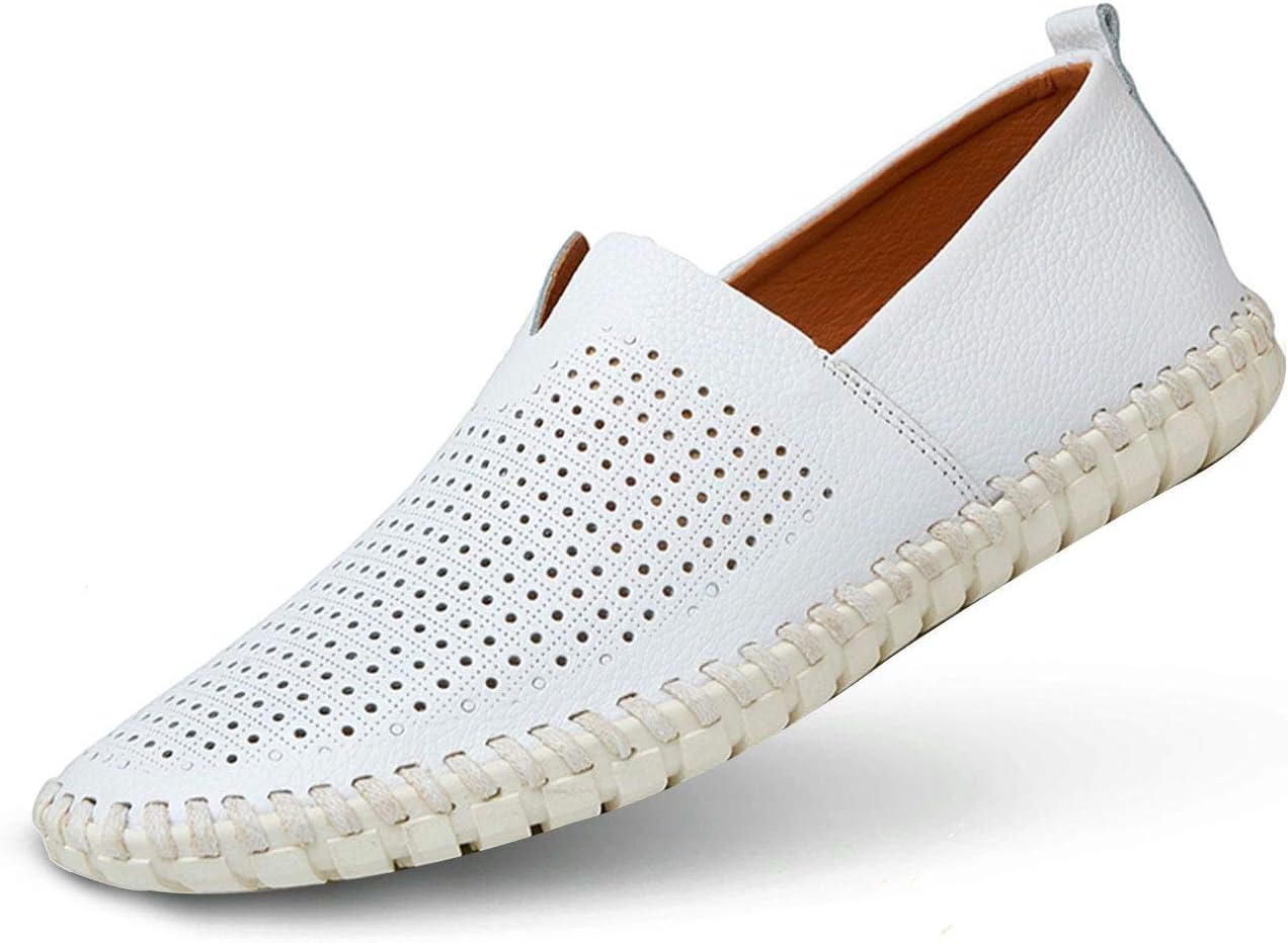 Men's Genuine Leather Loafer Shoes for Comfortable Walking
