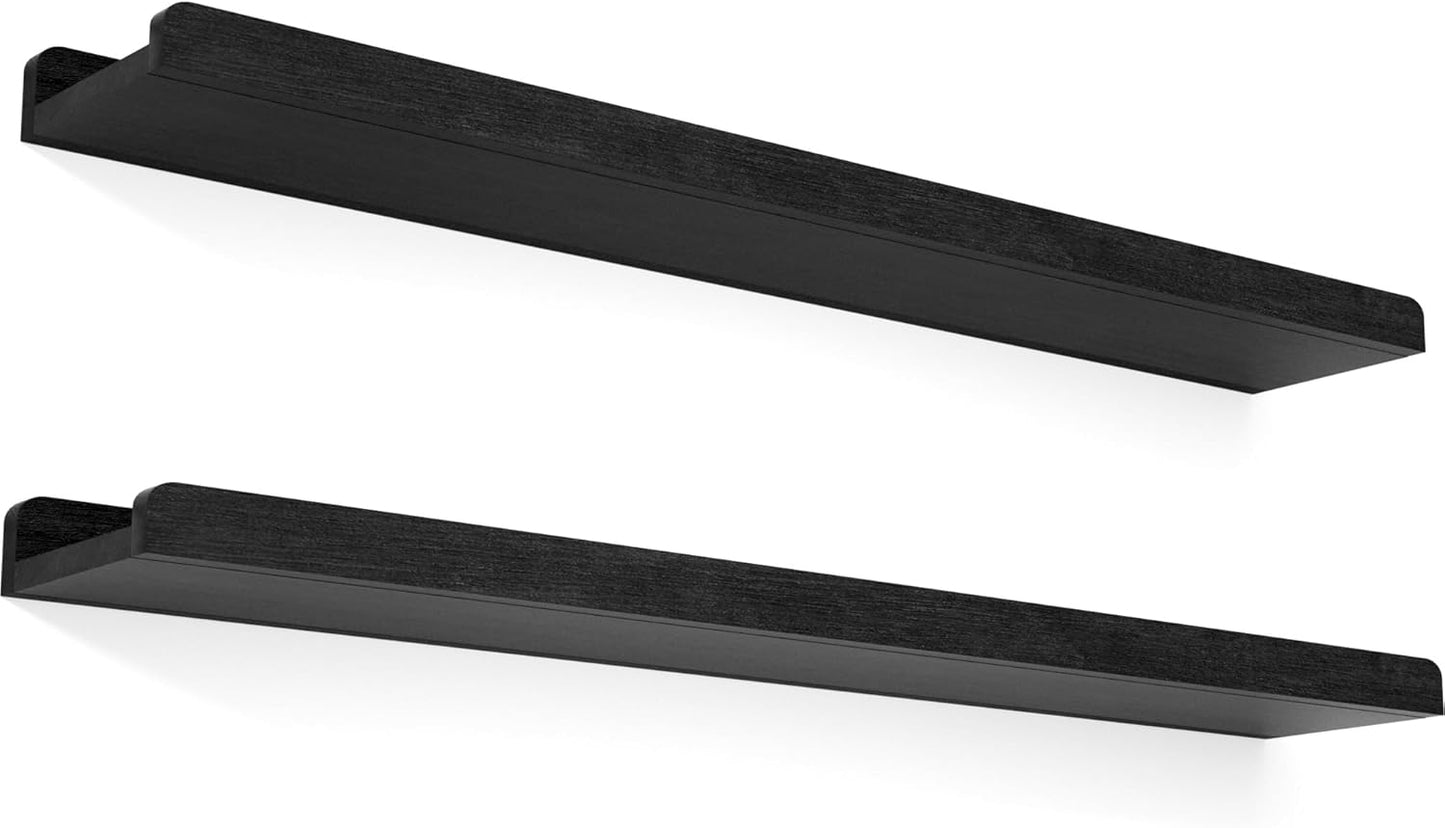 36 Inch Long Floating Shelves for Wall Mounted Storage Display