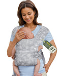 Newborn Carrier Cozy Baby Wrap Carrier Tie Dye Grey - Ergonomic