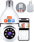 Light Bulb Security Camera 1080P Pan/Tilt Indoor Camera - Easy Install