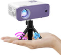 Mini Projector VOPLLS 1080P Full HD WiFi Bluetooth - Portable Home