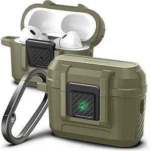 Spigen Lock Fit Case for AirPods Pro 2nd Gen - Vintage Khaki