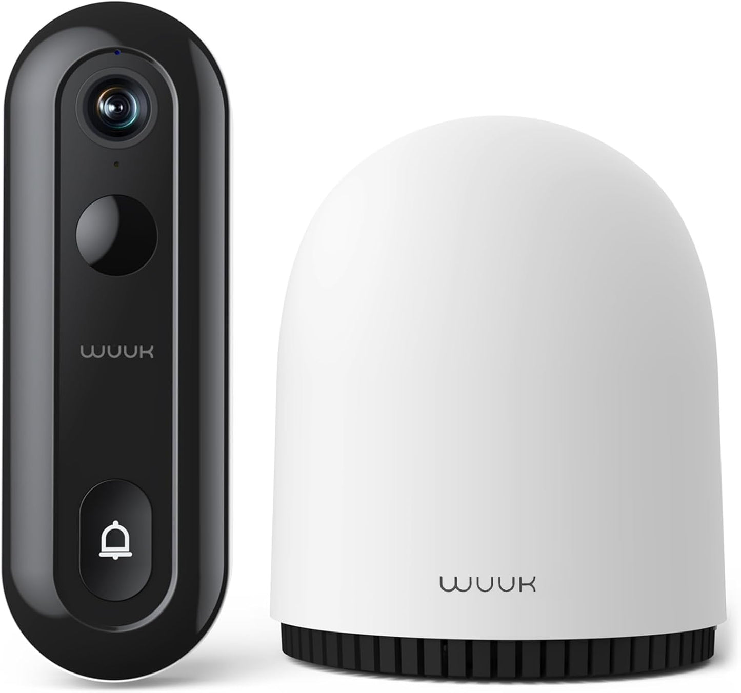WUUK 2K Doorbell Camera - No Subscription, Human Detection