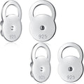 Large Earring Backs Replacement 925 Sterling Silver - Secure Fit