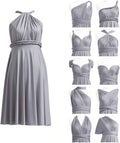 Short Infinity Bridesmaid Dresses Convertible Wrap Midi Multiway