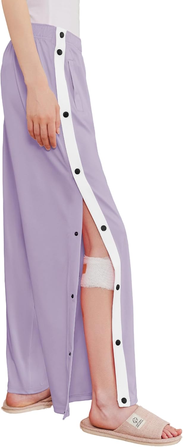 Deyeek Women's Tear Away Pants for Post Surgery Recovery Comfort