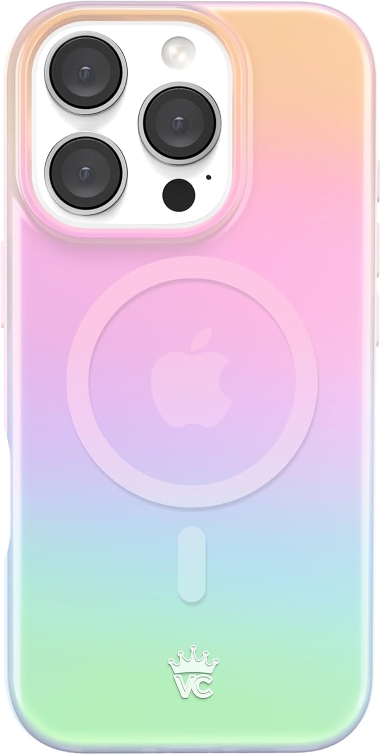 VELVET CAVIAR iPhone 16 Pro Case - Iridescent White Opal Style
