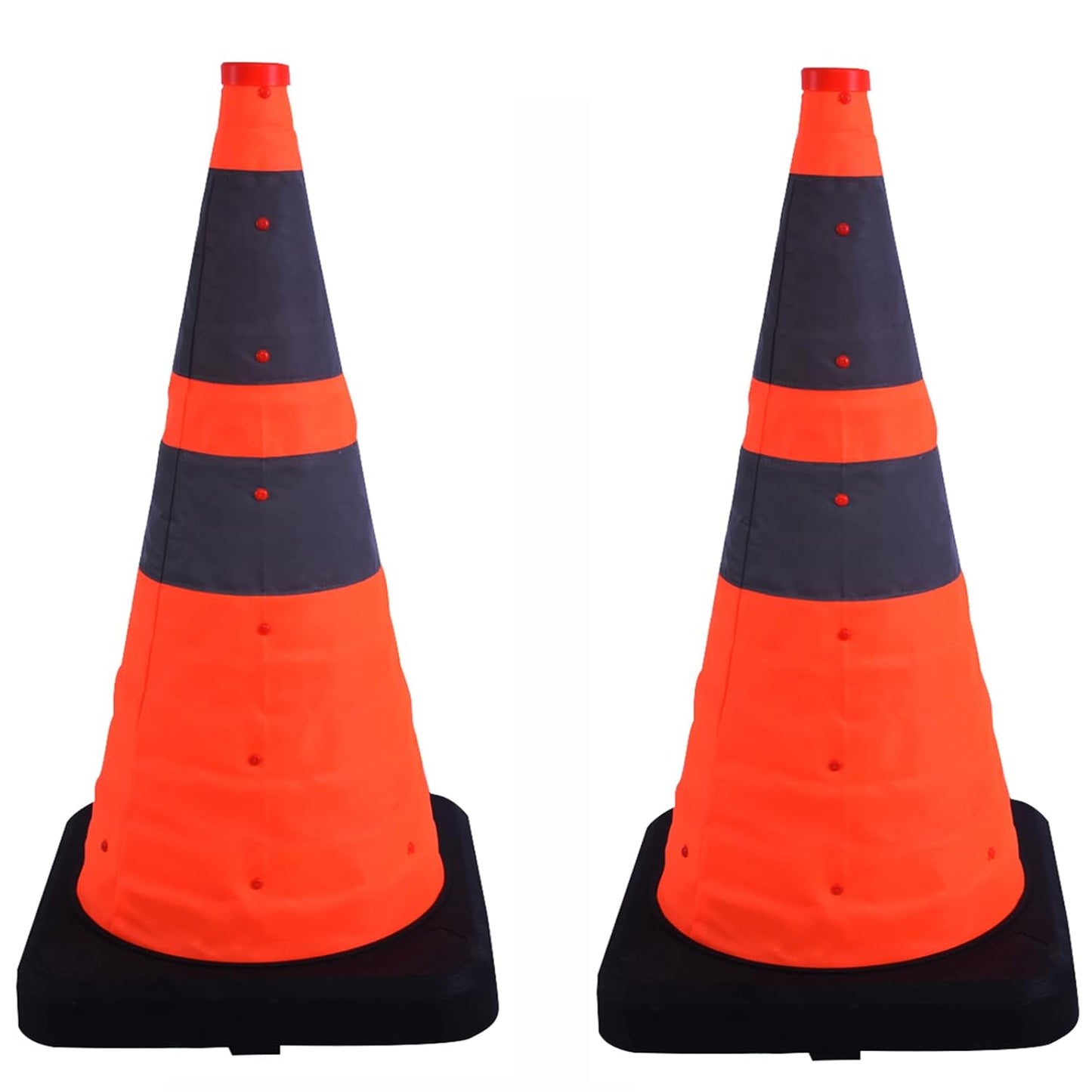 BESEA 28 in Collapsible Traffic Cones for Road Safety Control