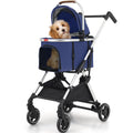 Pet Stroller with 4 Wheels for Small and Medium Pets - Smooth 3-in-1