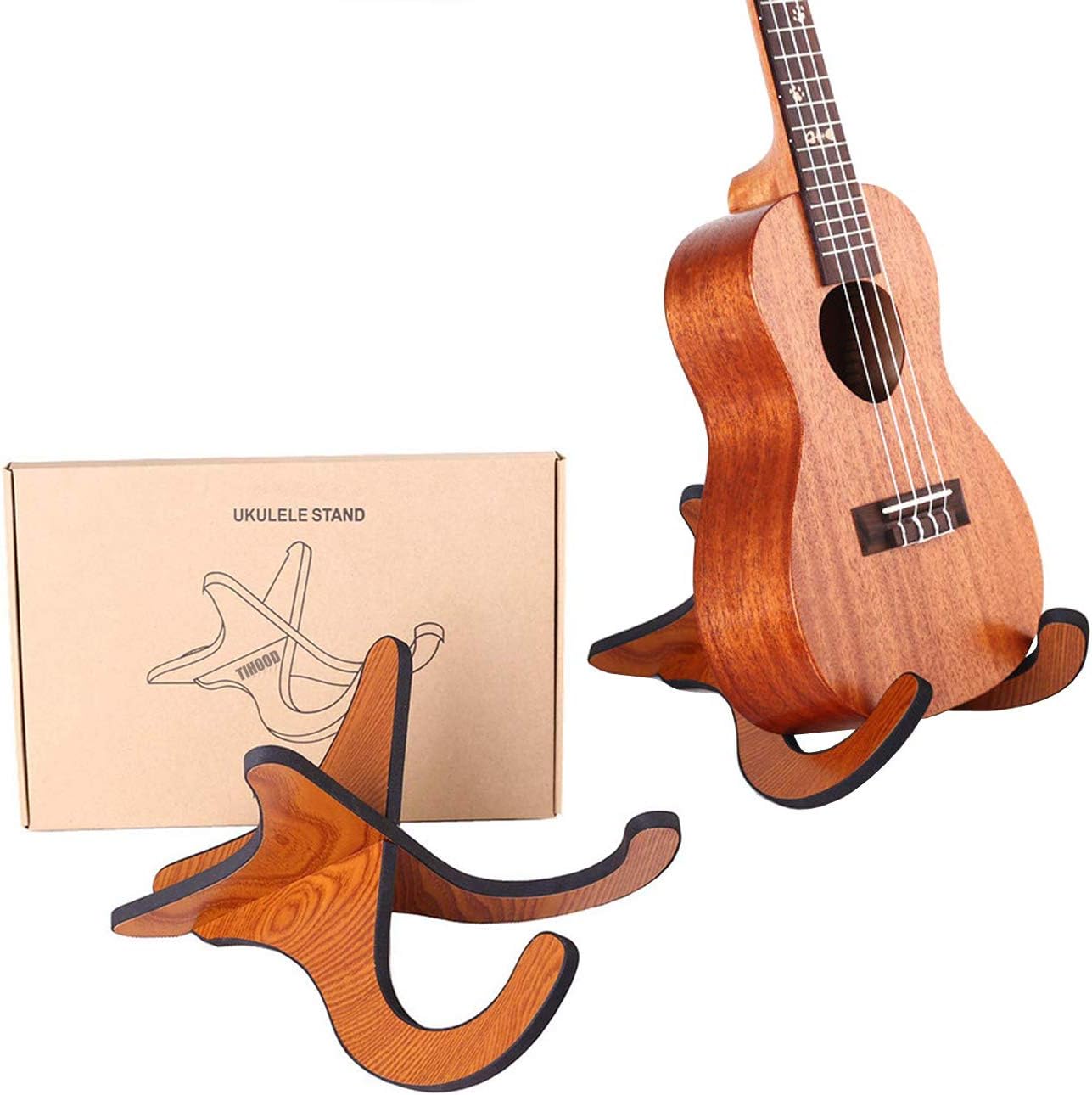 Compact Wood Stand for Musical Instruments by TIHOOD