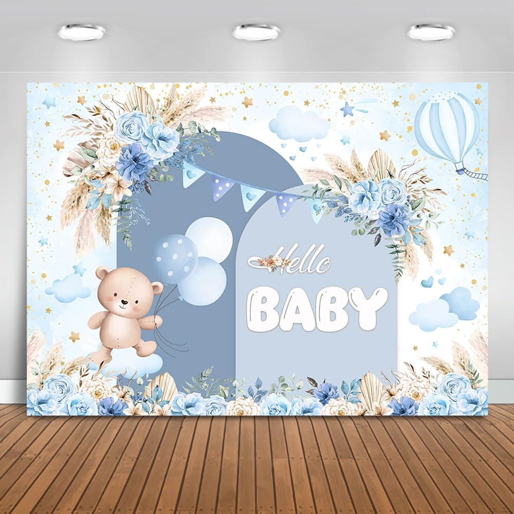 Mocsicka Boho Baby Shower Backdrop for Memorable Celebrations