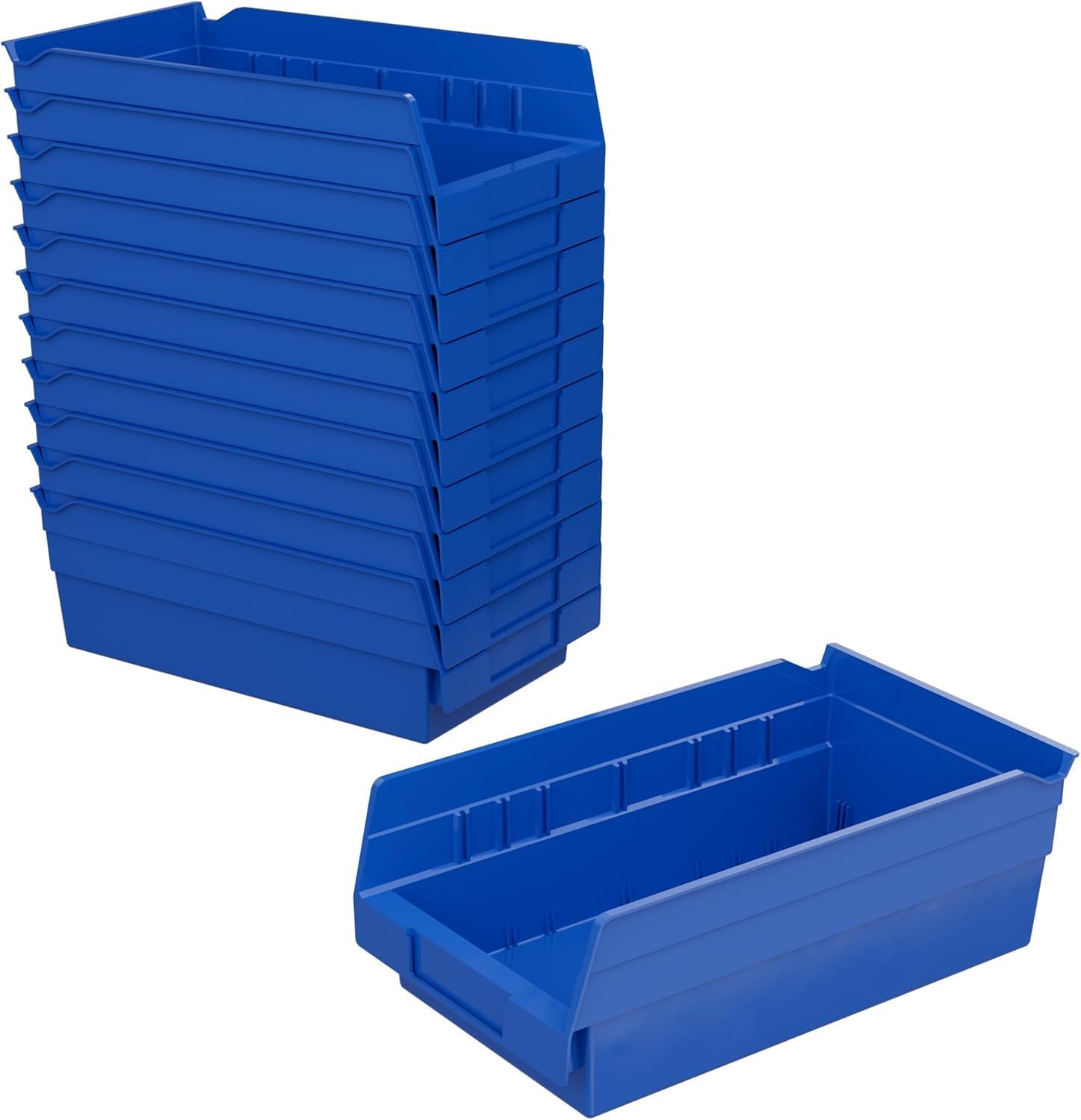 Akro-Mils Heavy Duty Plastic Shelf Bins for Versatile Storage
