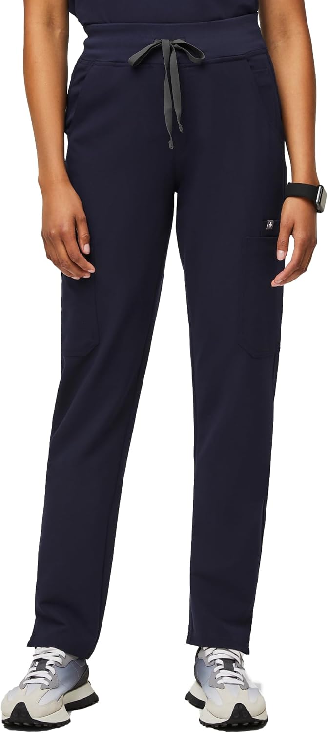 FIGS YOLA High Waisted Skinny Scrub Pants for Women - Comfort & Style