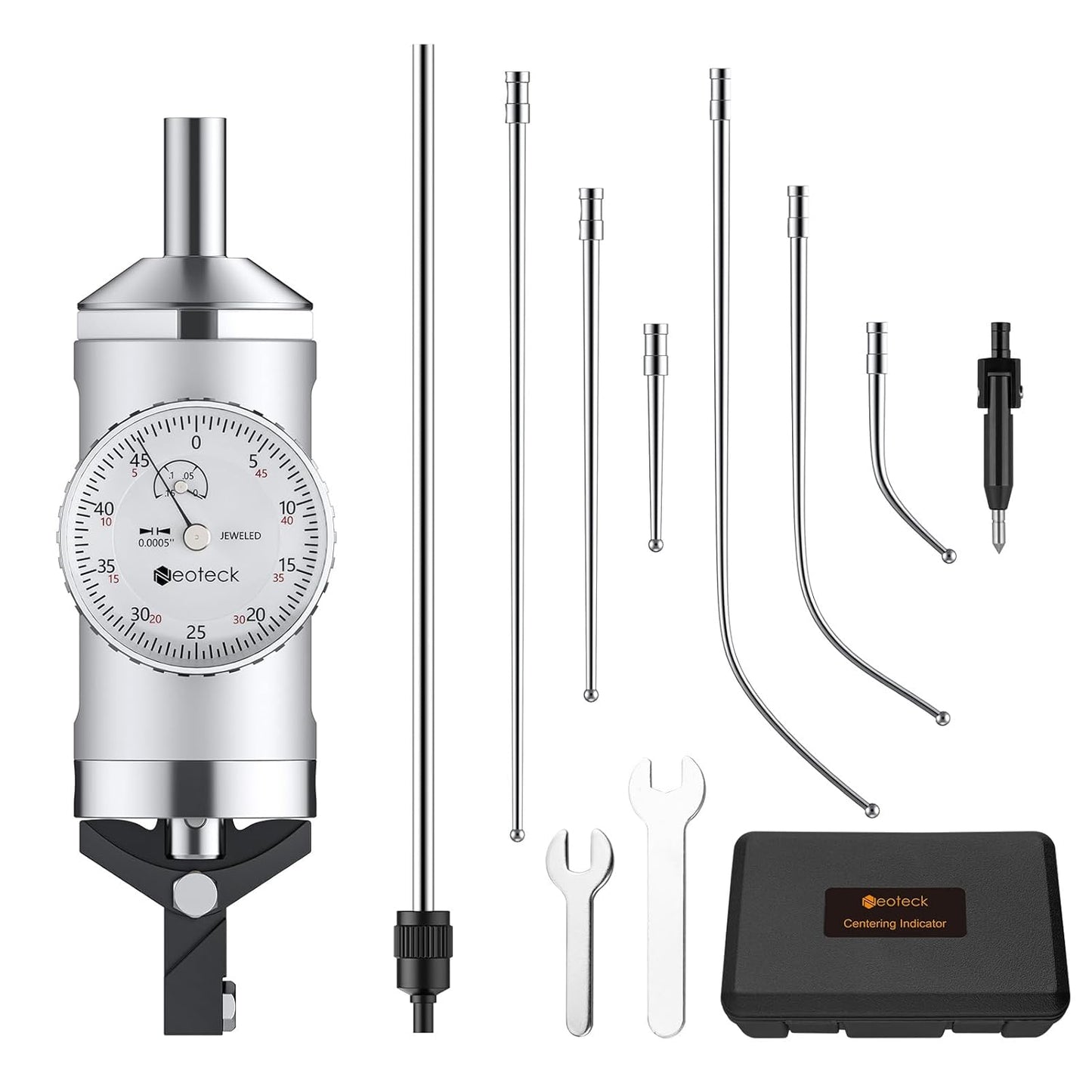 Coaxial Centering Indicator Set for Accurate Milling Tests