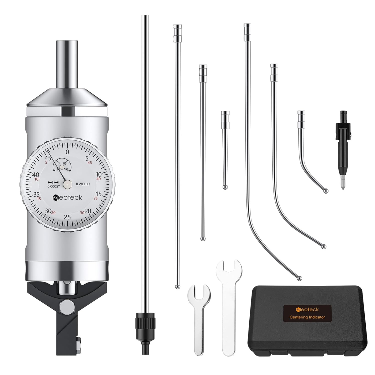 Coaxial Centering Indicator Set for Accurate Milling Tests