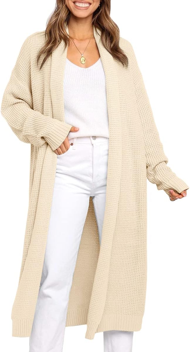 LILLUSORY Long Cardigan Sweaters for Women - Cozy Fall Style