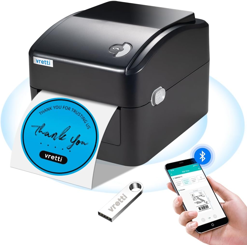 Wireless 4x6 Shipping Label Printer - vretti