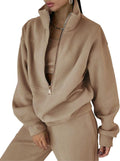 Eisctnd Womens Fleece 2 Piece Sweatsuit Lounge Set