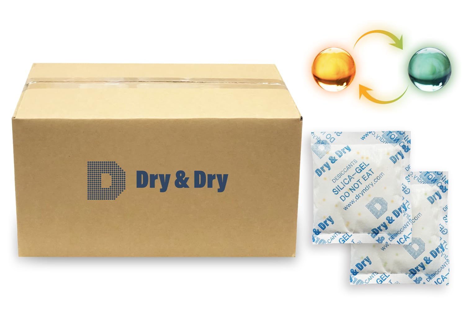 Dry & Dry 50 Gram Orange Indicating Silica Gel Packets Review
