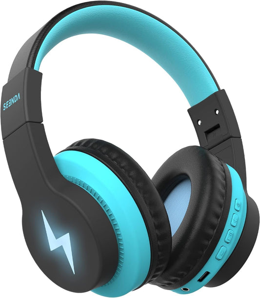 seenda Kids Bluetooth Headphones | 85/94dB Safe Volume | 45H Playtime