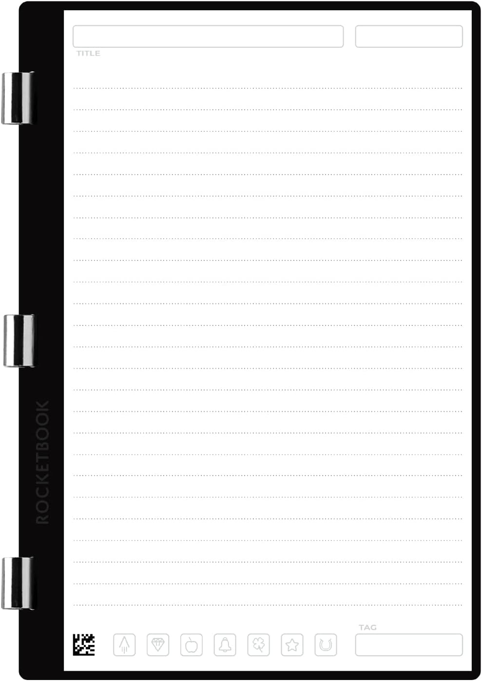 Rocketbook Pro Lined Pages - Write, Scan, Erase with Ease!