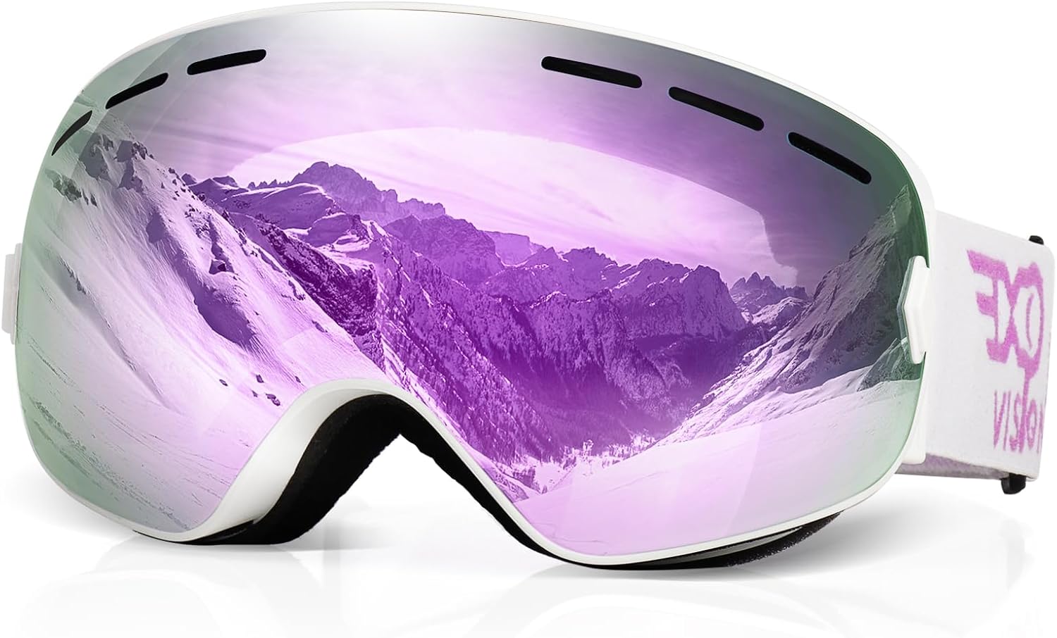 EXP VISION Anti-Fog Snow Goggles - Max Clarity!