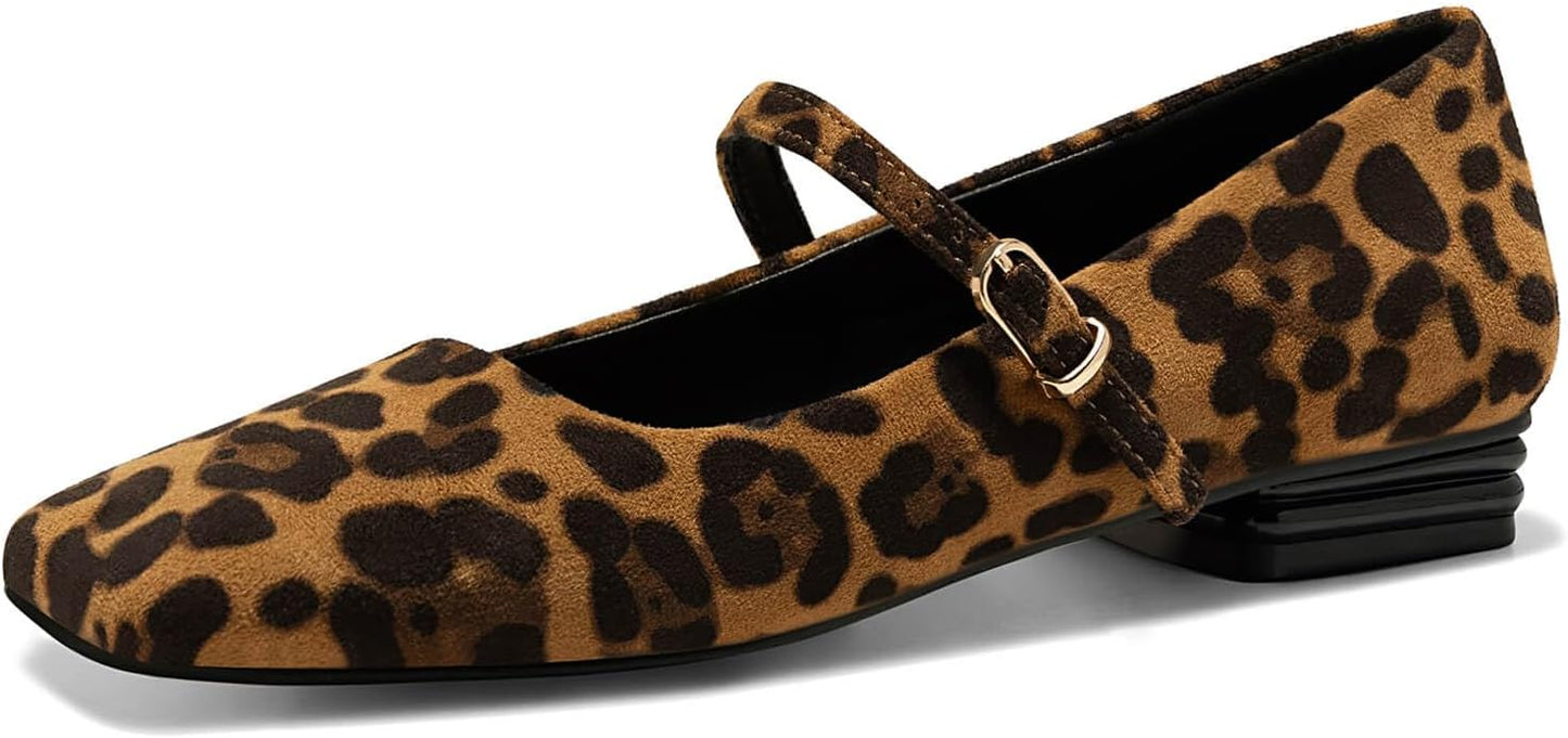 Coutgo Women's Mary Jane Flats for Comfort and Style