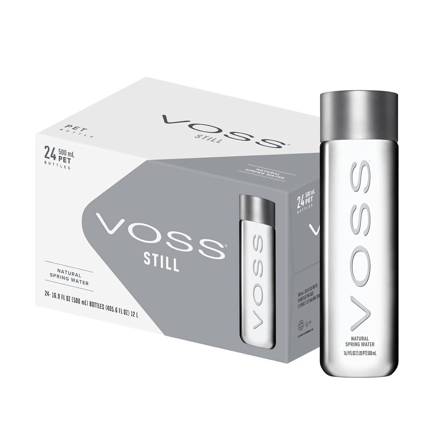 VOSS Premium Natural Water 24 Pack - BPA-Free & Pure