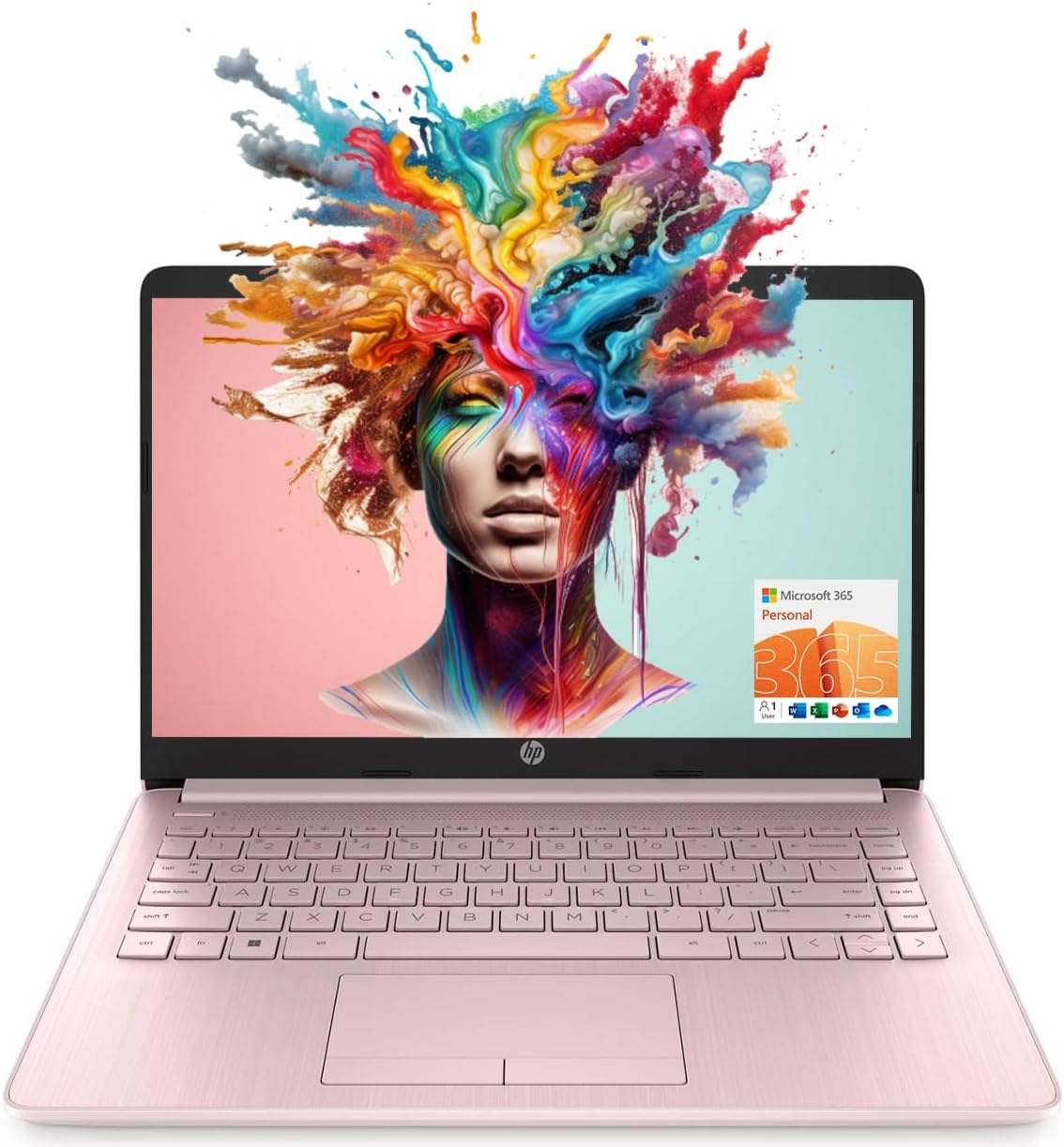 HP Portable Laptop with 1 Year Microsoft 365 - Ideal for Students and Business