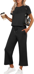 ANRABESS 2-Piece Summer Sweatsuit Set - Stylish Comfort