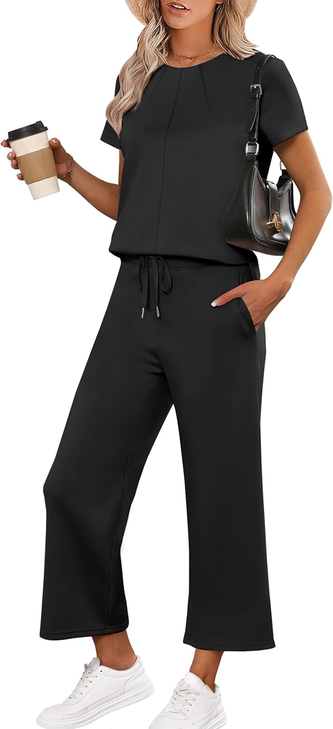 ANRABESS 2-Piece Summer Sweatsuit Set - Stylish Comfort