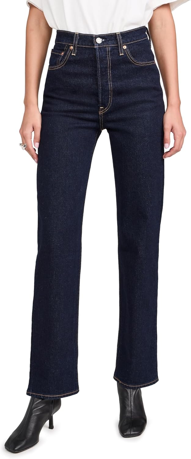 Levi's Women's Ribcage Full Length Jeans for Stylish Comfort