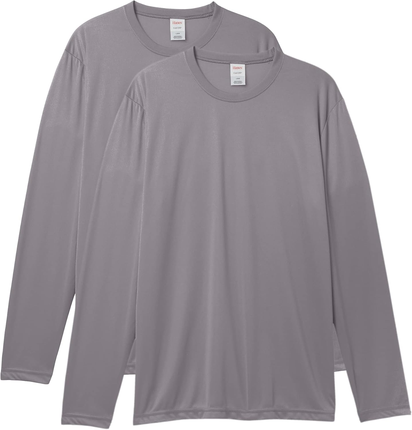 Hanes 2-Pack Long Sleeve Tee: 40+ UPF Protection