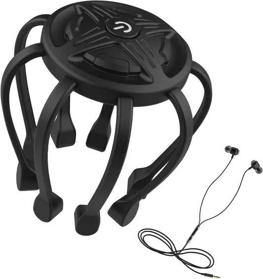 Wireless Head Massager | Bluetooth Music | Deep Relaxation