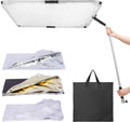 Fomito Portable 39x39 in Hand-held Scrim Flag - Lightweight Shade