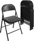 COSCO SmartFold Vinyl Folding Chair 4-Pack for Any Occasion