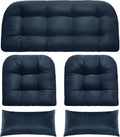 MAGIC ELEPHANT Wicker Chair Cushions Set for Indoor Outdoor Use