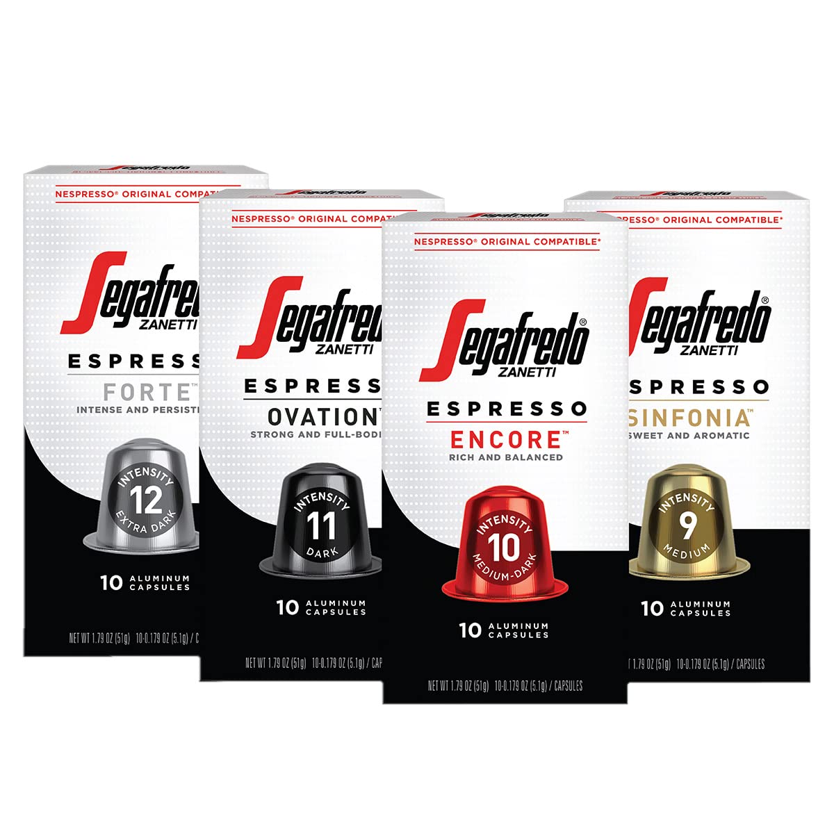 Segafredo Variety Espresso Capsules, 40ct