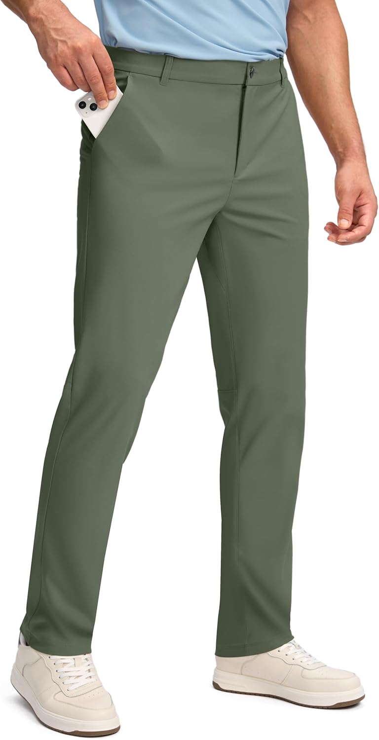 Obla Men's Golf Pants - Slim Fit Stretch Lightweight 5 Pockets