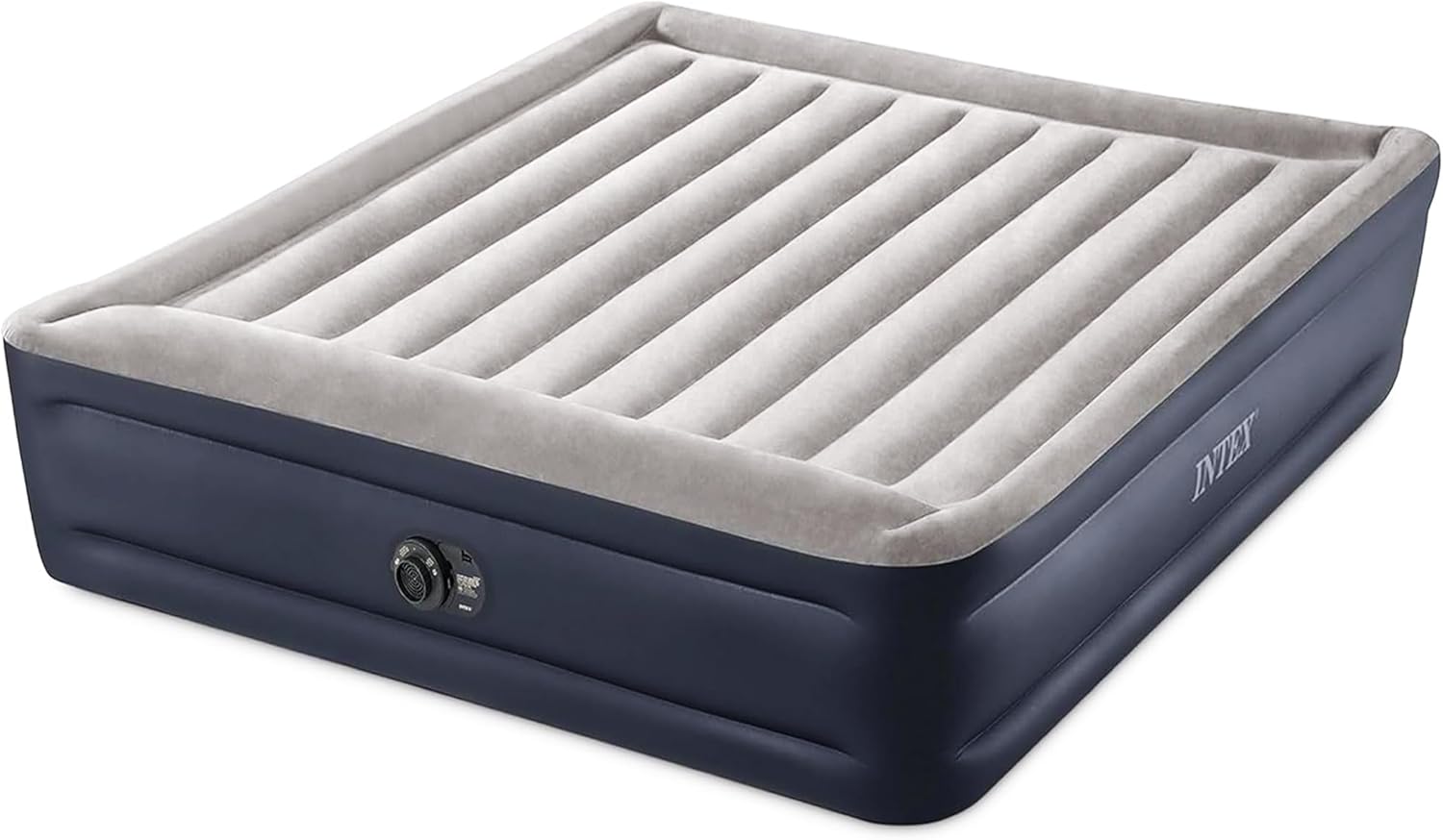 Intex King Air Mattress with Built-in Pump for Comfort and Stability