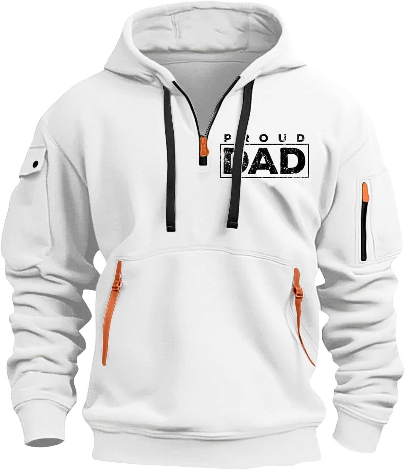 Patriotic USA Flag Men's Hoodie - Tactical & Versatile