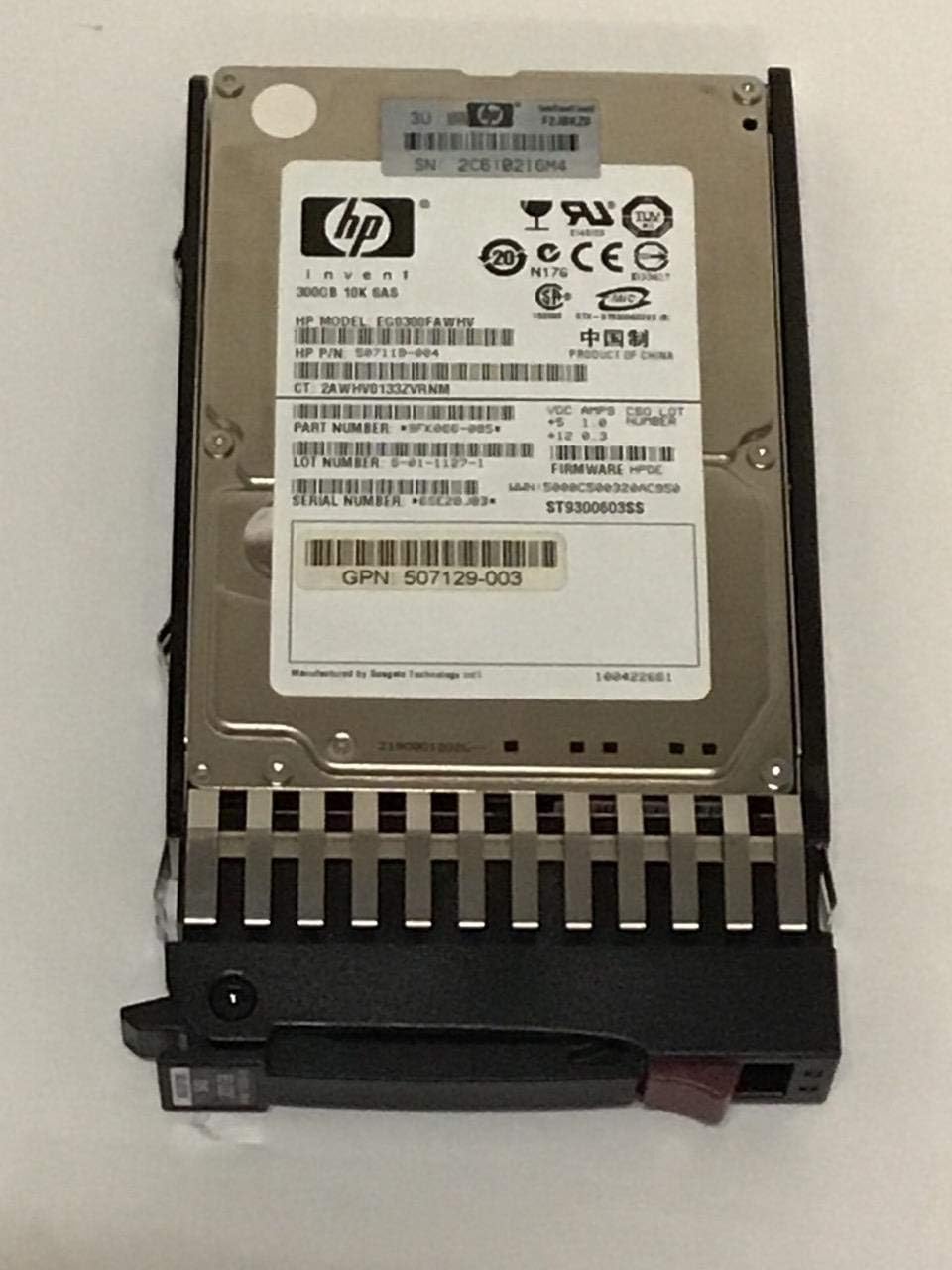 HP Proliant 300GB 10K 2.5 in SAS Hard Drive for High Performance