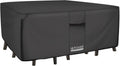 ULTCOVER 600D Tough Canvas Rectangular Patio Table and Chair Cover