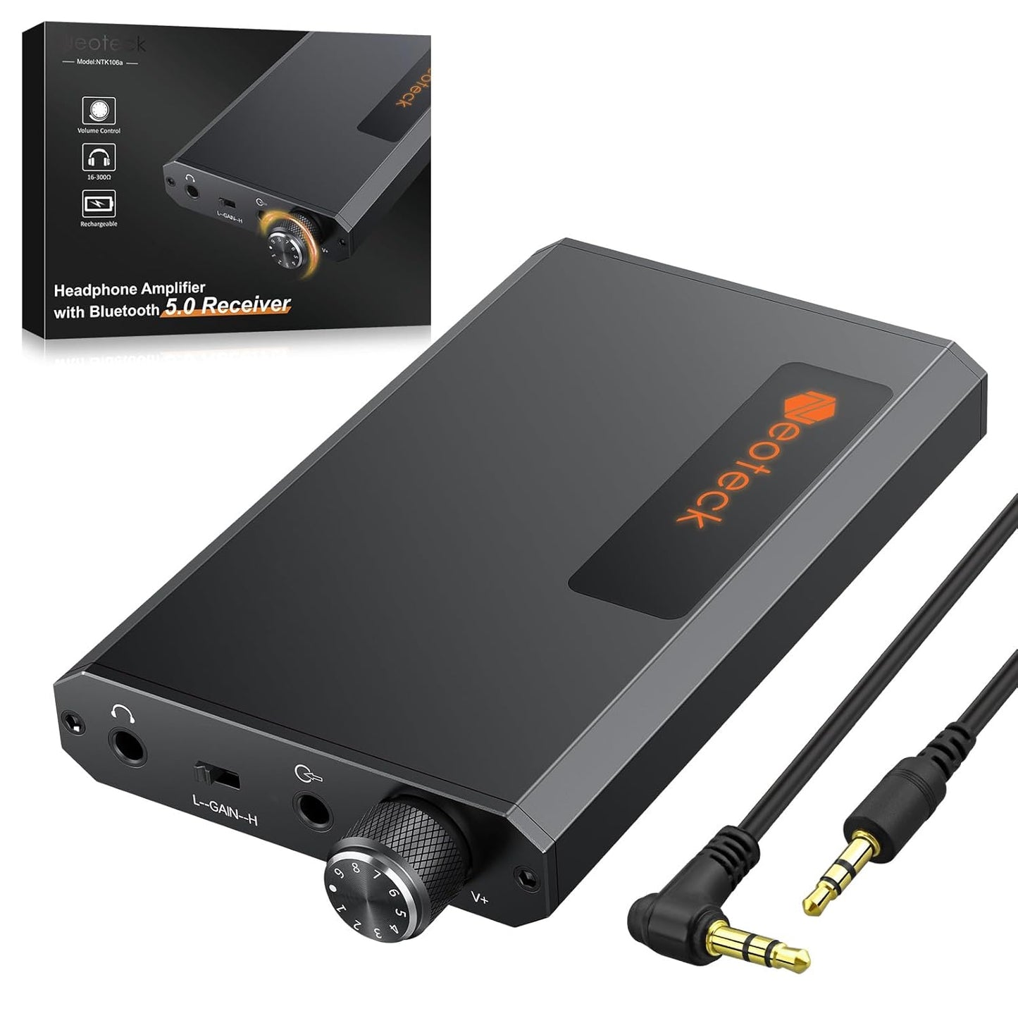 Neoteck Bluetooth Headphone Amp: HiFi Sound Boost